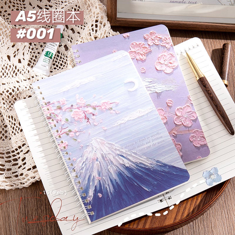 Cartoon Cute A5 Coil Student Classroom Loose-Leaf Notebook Notebook Kindergarten Small Gift Notebook - Image 4